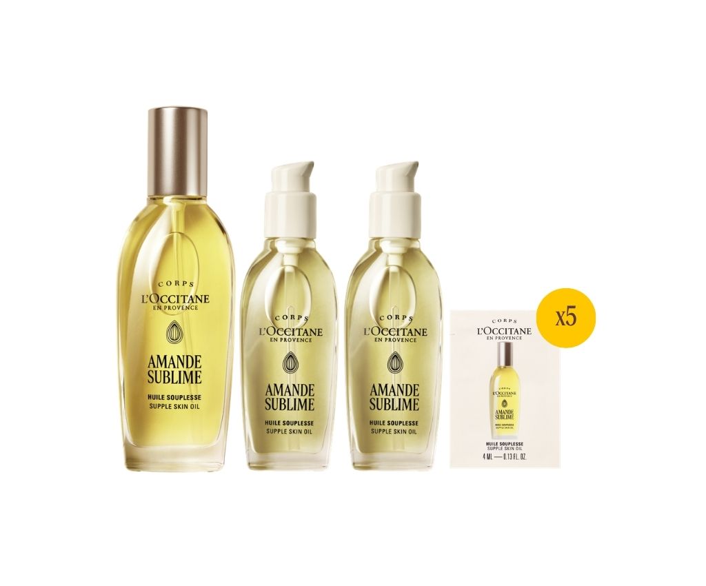 Almond Supple Skin Oil Set