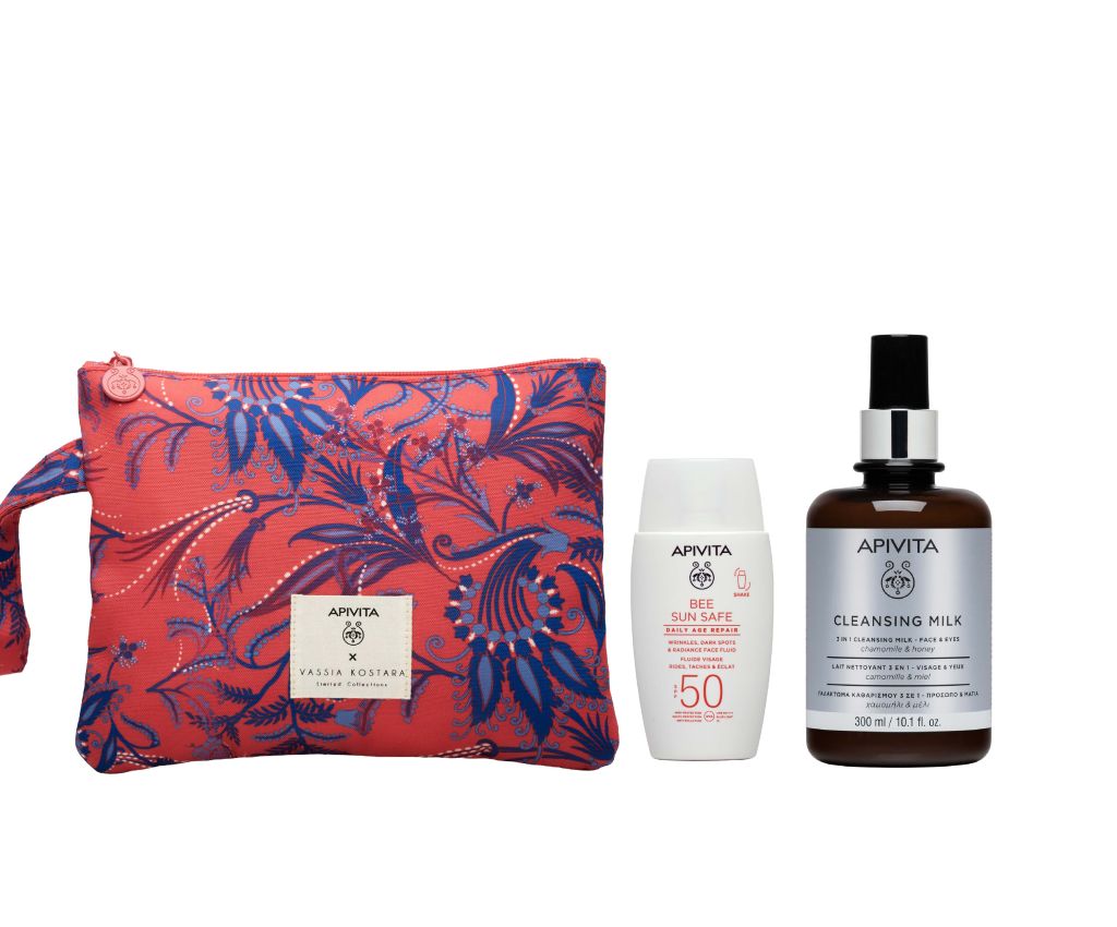 Daily Sunscreen &amp; Cleansing Milk Set