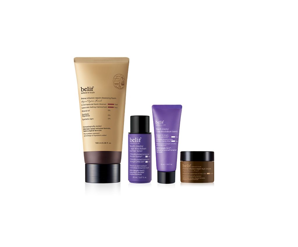 Prime infusion repair cleansing foam Set