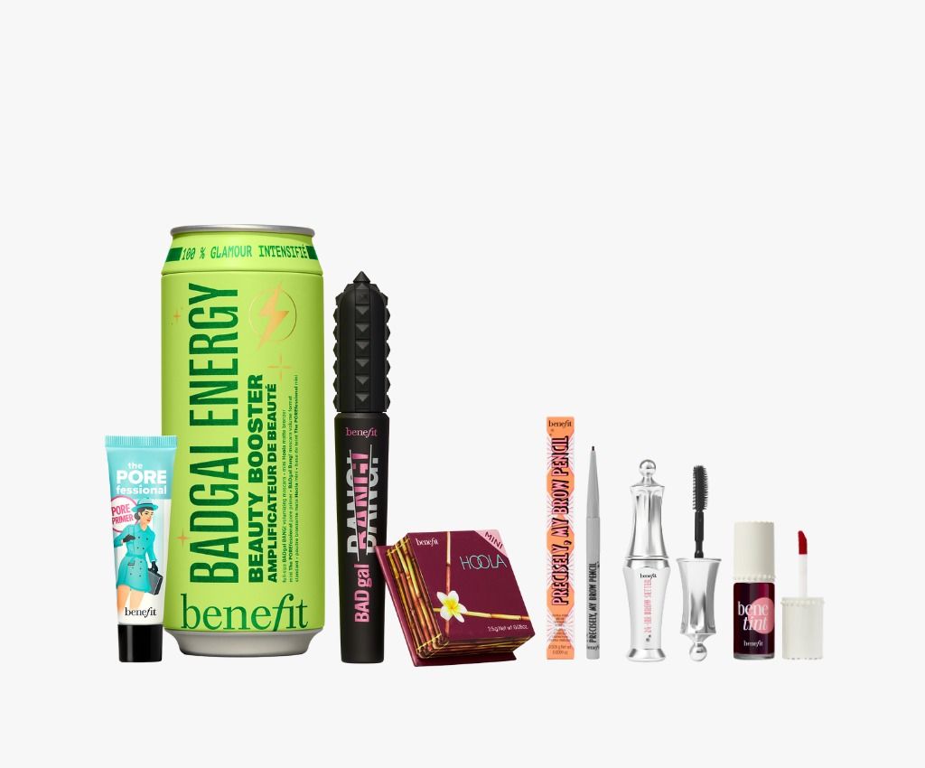 BADgirl Energy Mascara, Pore Primer &amp; Bronzer Trio