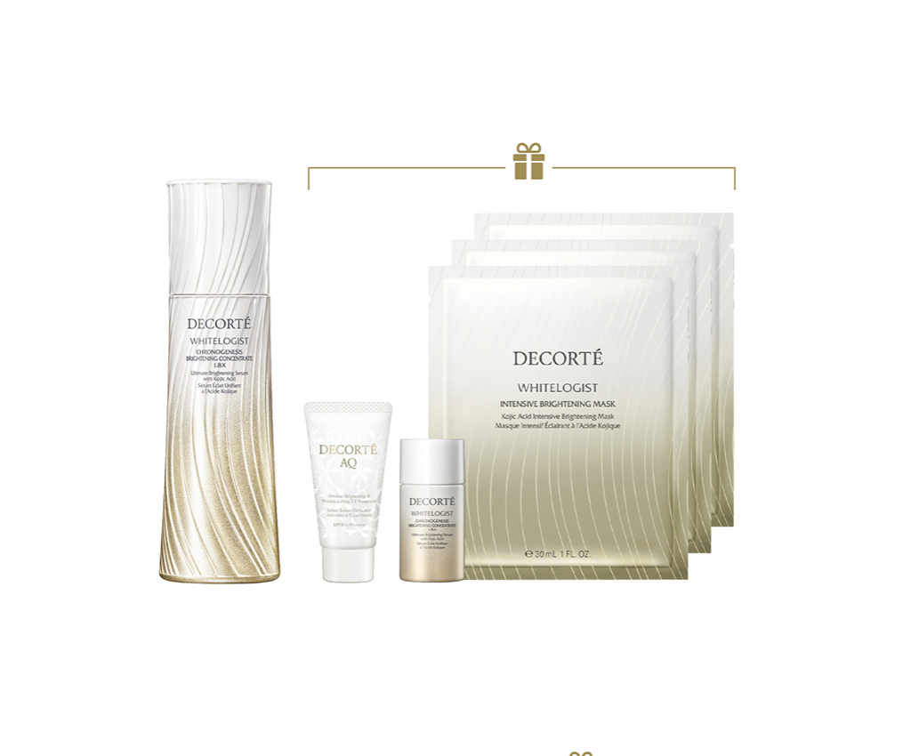 WHITELOGIST 1.8倍高濃度截黑美白精華套裝