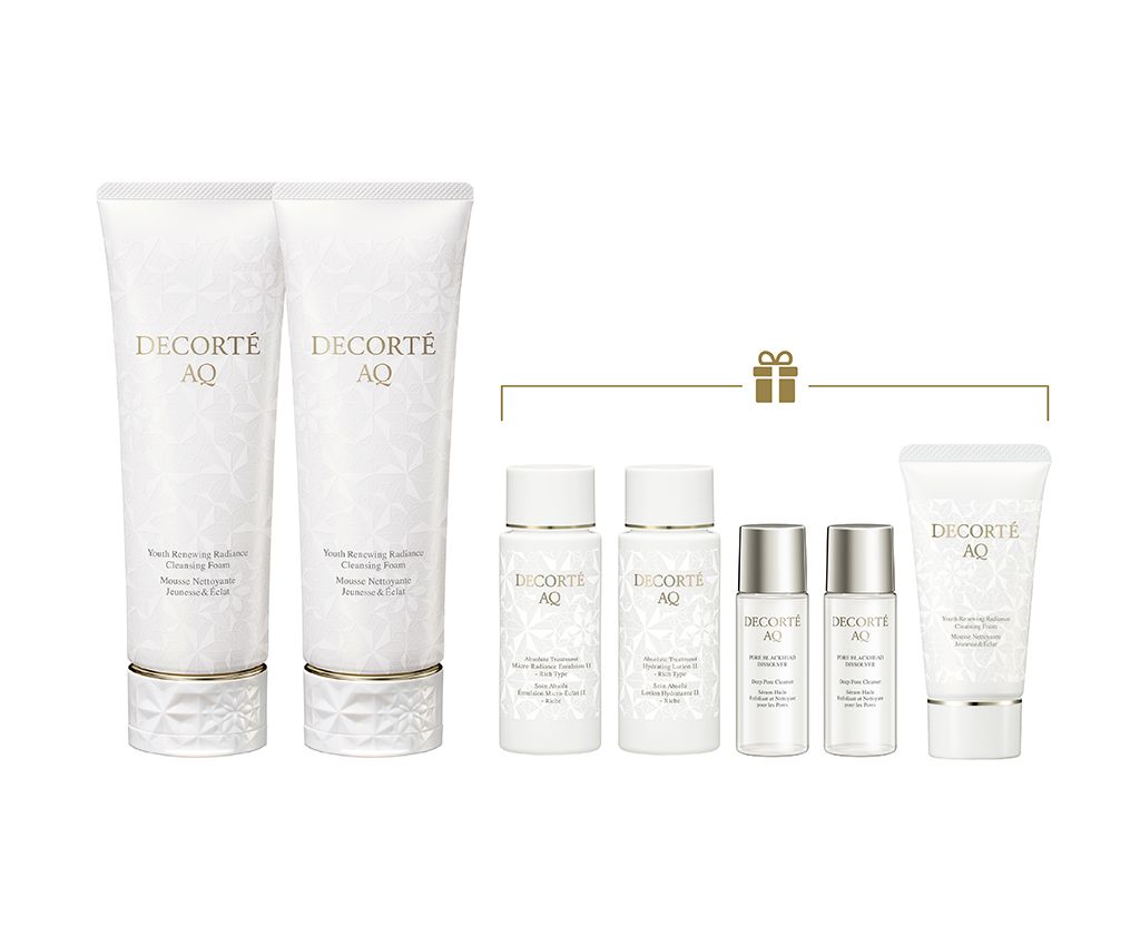 AQ Youth Renewing Radiance Cleansing Foam Duo Kit