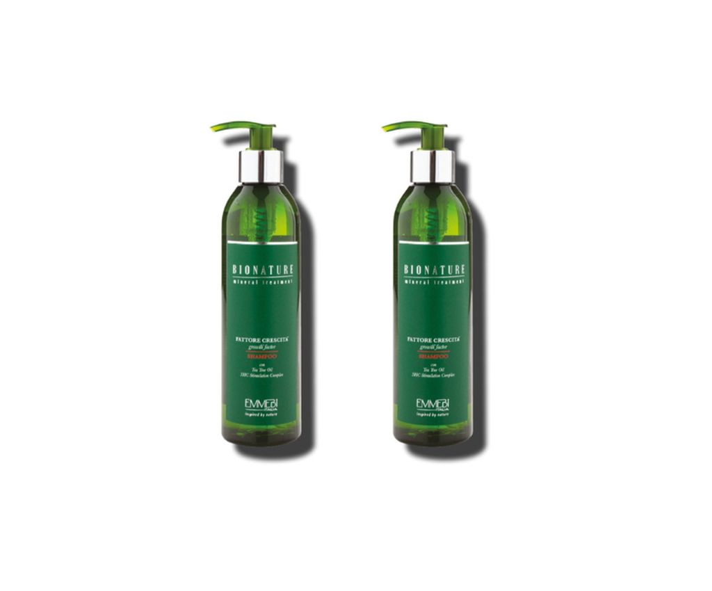 BioNature Growth Factor Shampoo 250ml Set