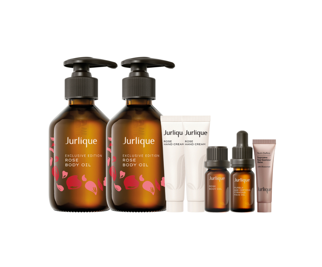 限量版玫瑰按摩油套裝