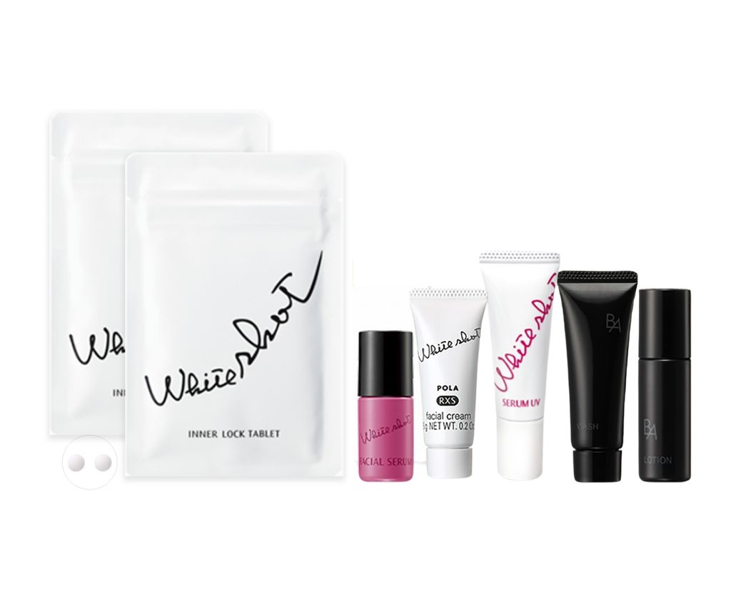 White Shot Inner Lock Tablet Duo Set