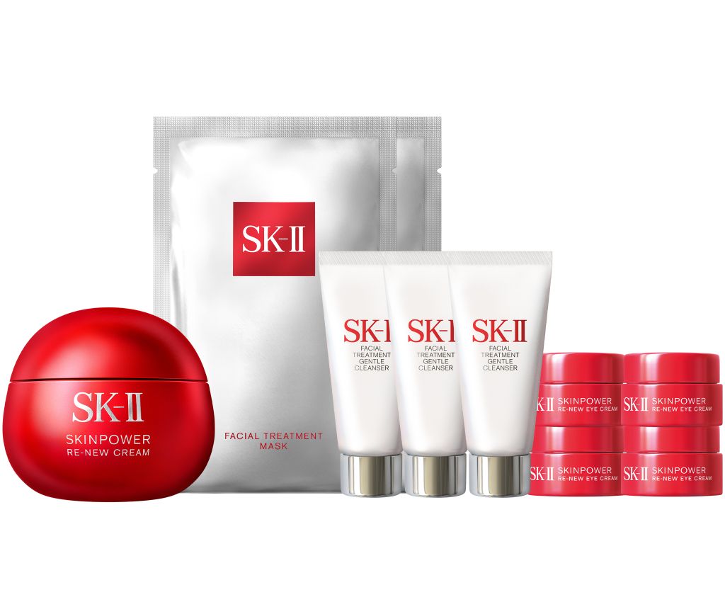 SKINPOWER Cream &amp; Facial Cleanser Essence Set