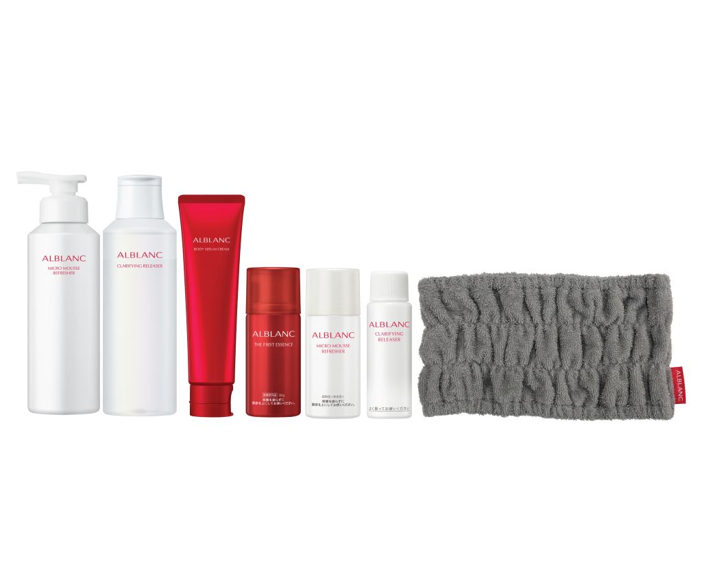 ALBLANC Cleansing &amp; Body Serum Set