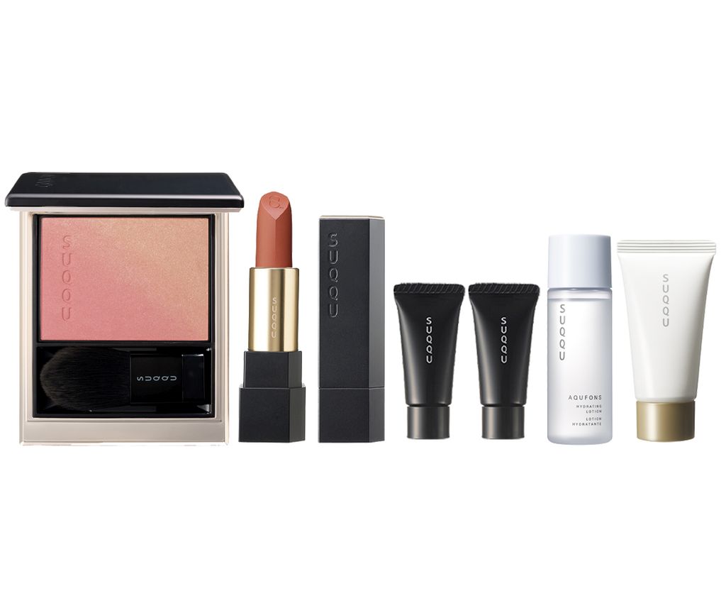 Blurring Color Blush &amp; Sheer Matte Lipstick Set -YUUNAMI