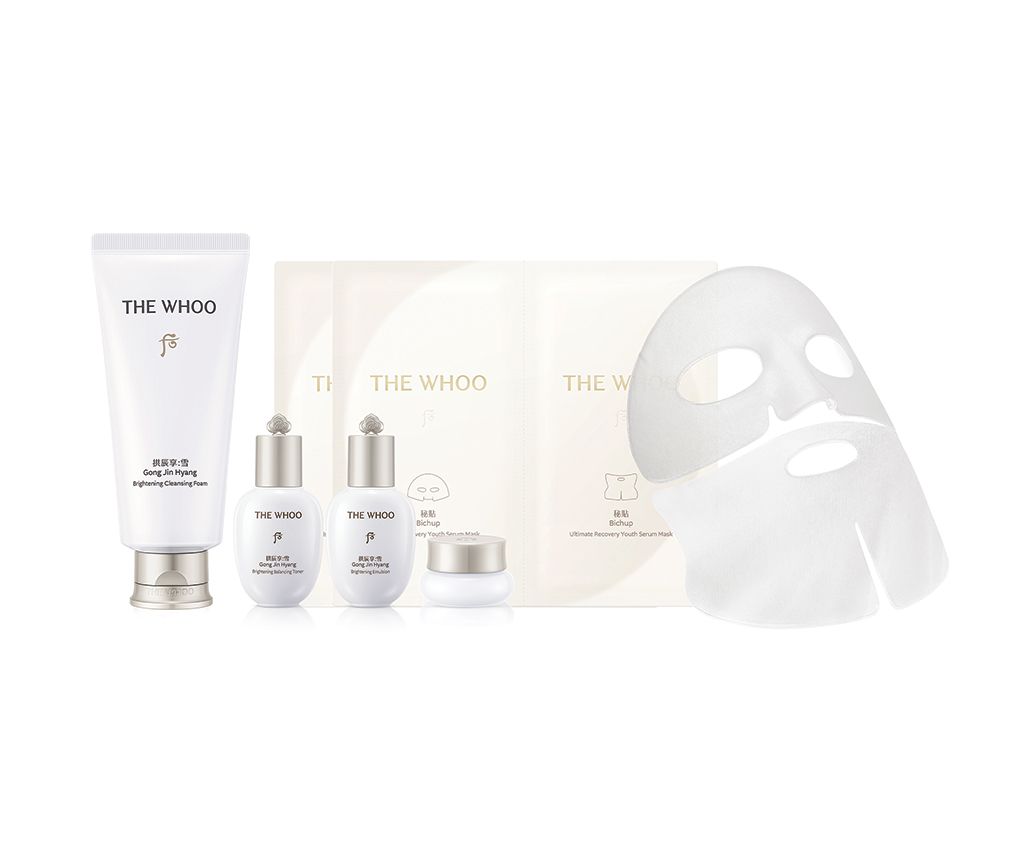Gong Jin Hyang Seol Brightening Cleansing Foam Set