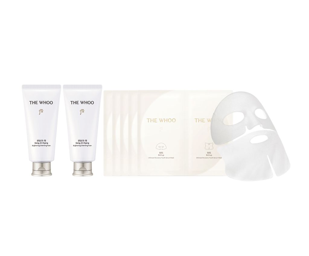 Gong Jin Hyang Seol Brightening Cleansing Foam Set
