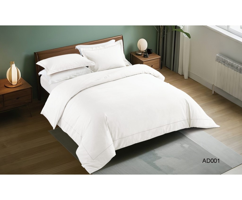 7A Pima Cotton Solid Colors Series Bedding Set (AD001)