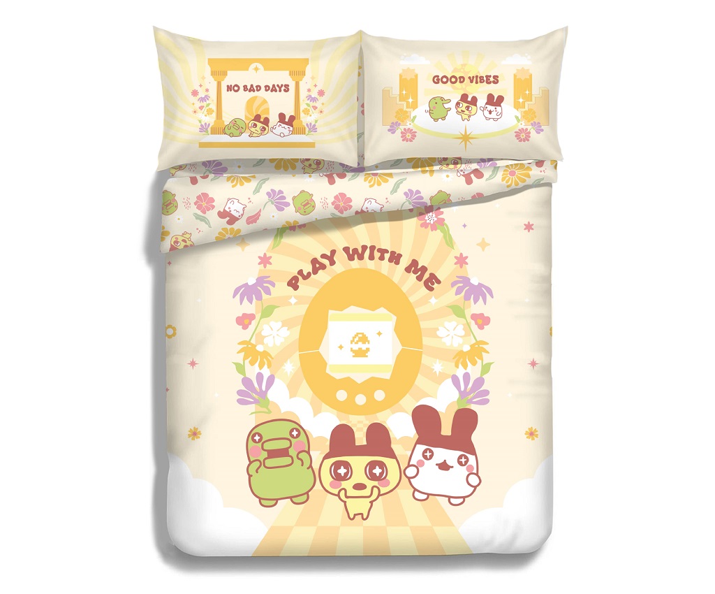 【Pre-order】- CASA-V x Tamagotchi - Cotton Series Bedding Set (TG002) - deliver after 26 Oct