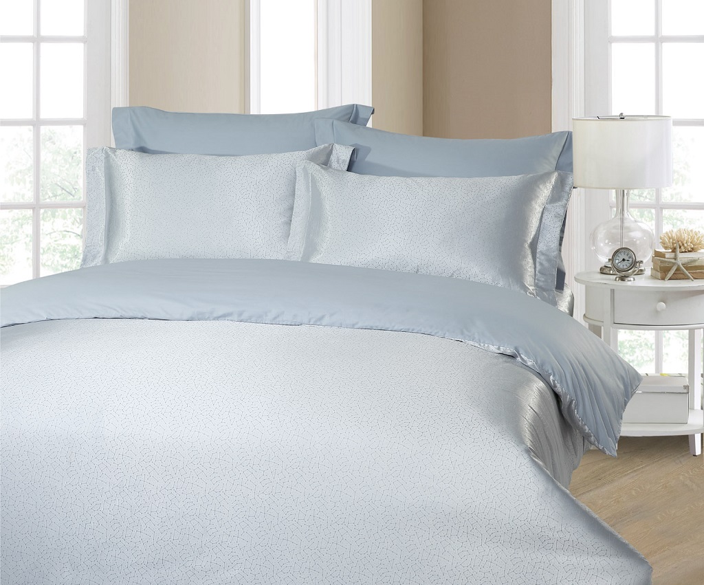 Cotton Sateen Jacquard Bed Set (JS658)
