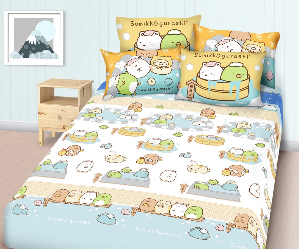 Sumikkogurashi - 100% Cotton Bed Set + Summer Quilt (SG037)