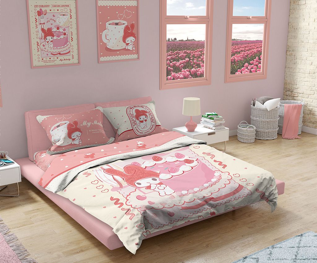 My Melody 1900針瀛竹床品套裝 (BCS-MM2503)