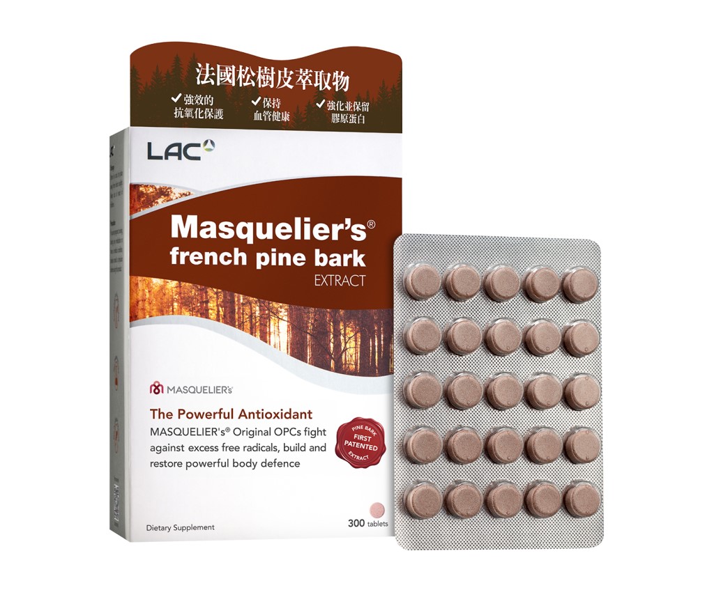 Masquelier&#39;s French Pine Bark Extract (300 tablets/box)