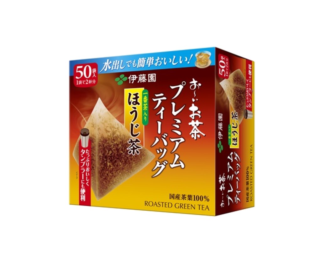 Premium Tea Bag Roasted Green Tea Bags 50P