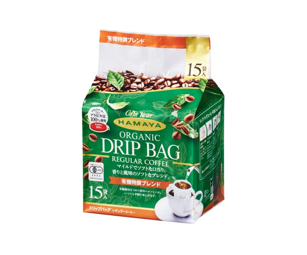 Drip bag coffee Organic special blend 15p