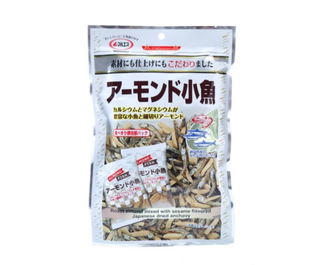 瑪魯斯杏仁小魚家庭裝 36g