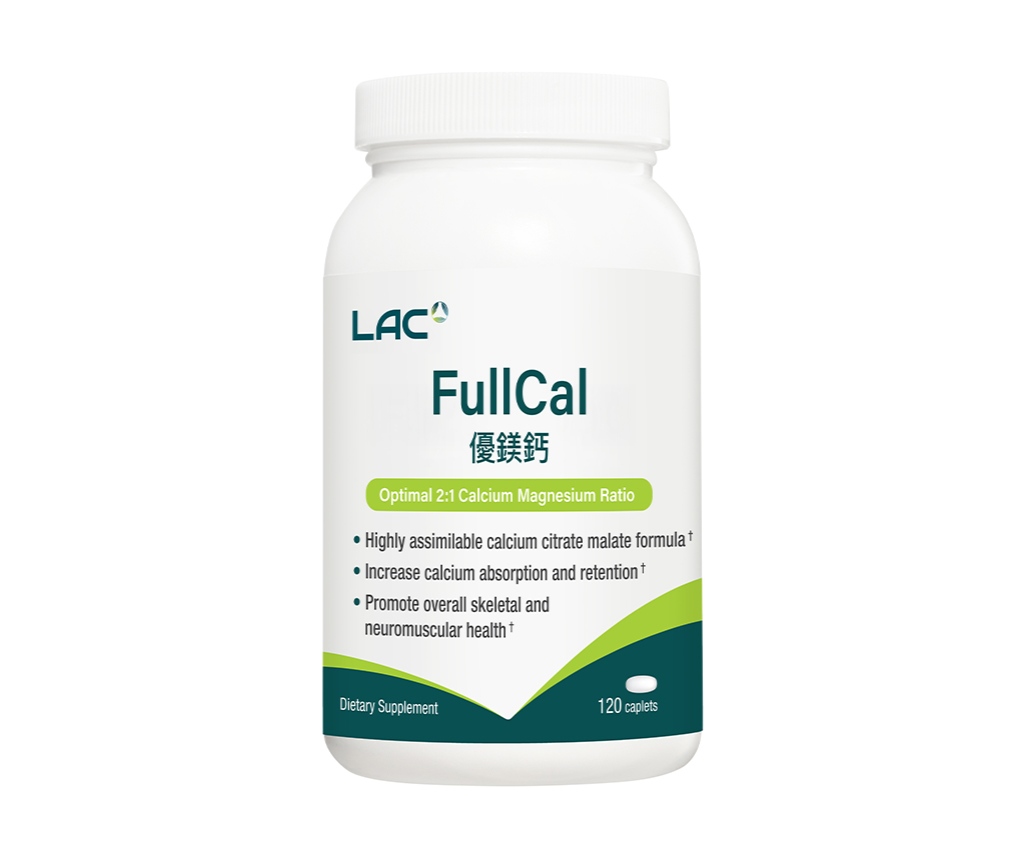 FullCal® - Optimal 2:1 Calcium Magnesium Formula (120 caplets)