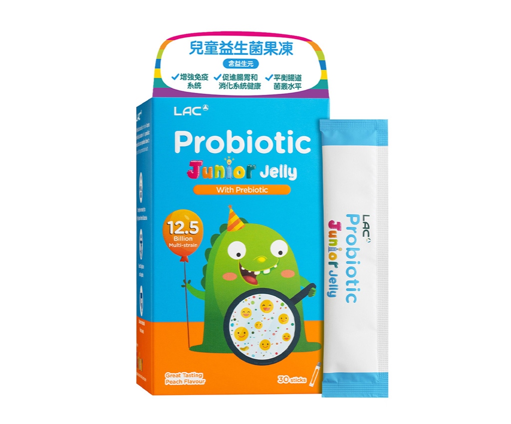 Probiotic Junior - 12.5 Billion Cells - Peach Jelly (30 sticks/box)
