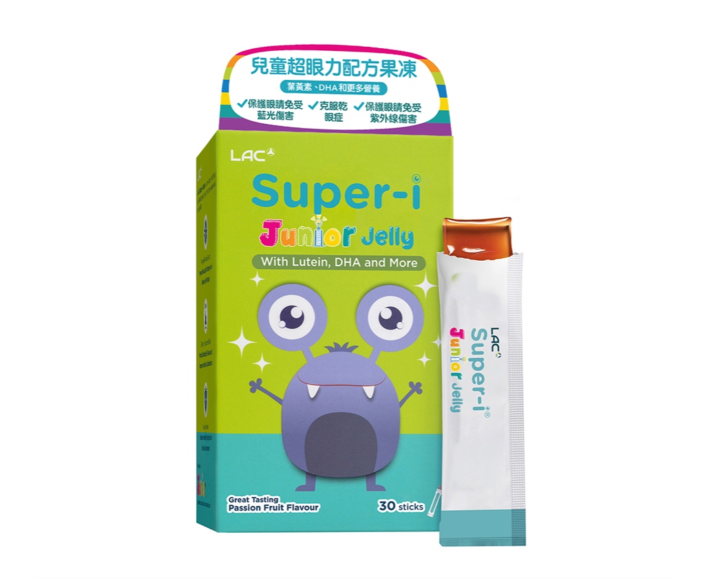 Super-I™ Junior - For Healthy Eyes - Passionfruit Jelly (30 sticks/box)