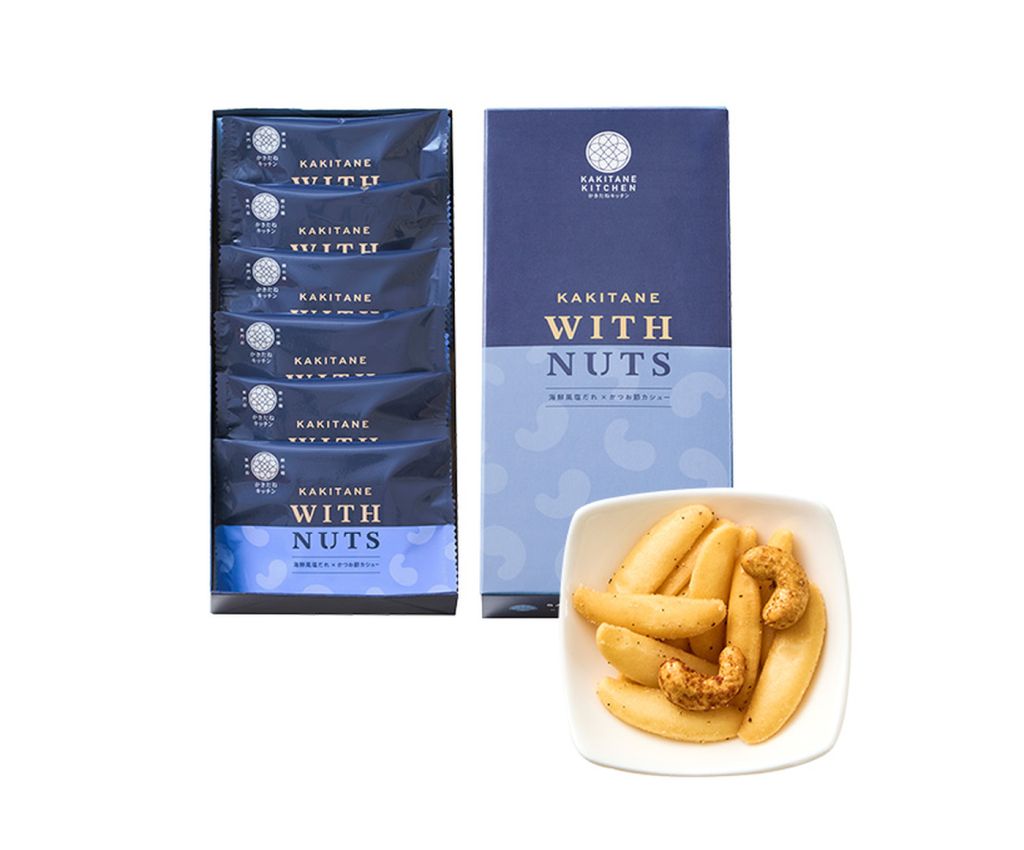 海鮮風鹽醬柿之種 &amp; 鰹魚風味腰果禮盒