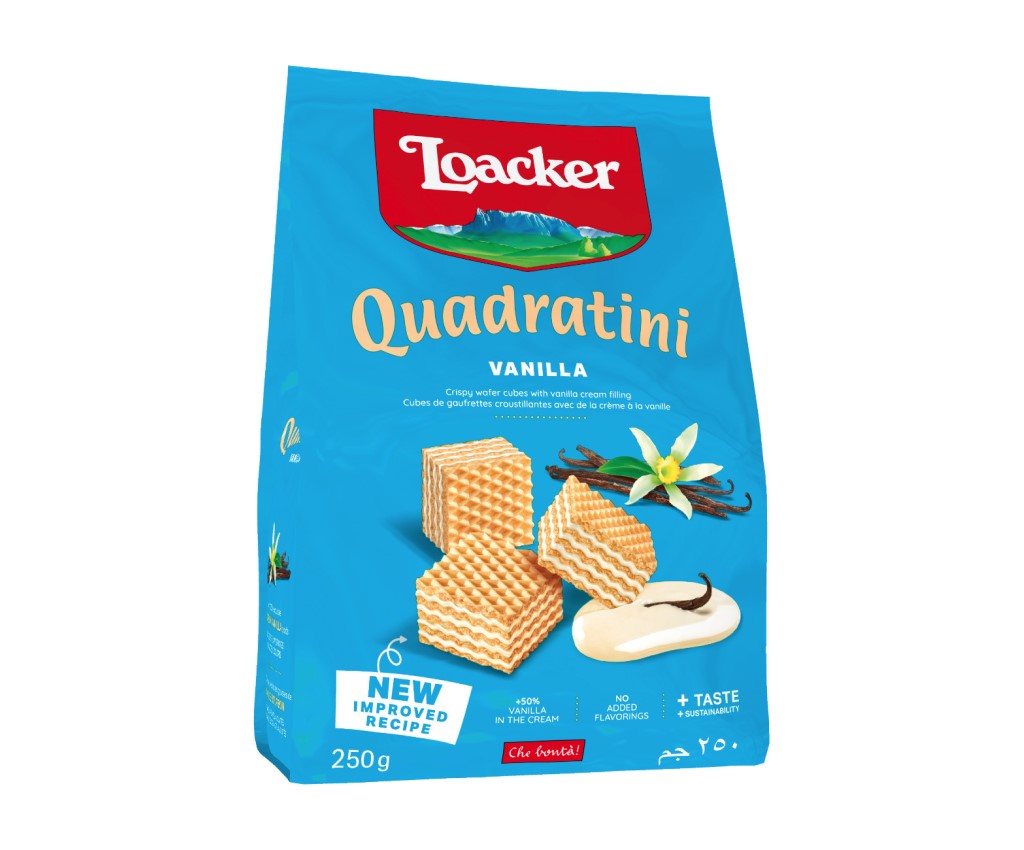Wafer Quad. Vanilla, 250g