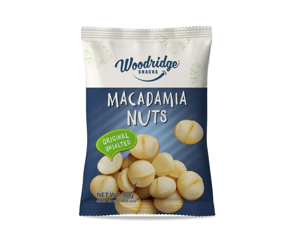 Original Unsalted Macadamia Nuts, 30g