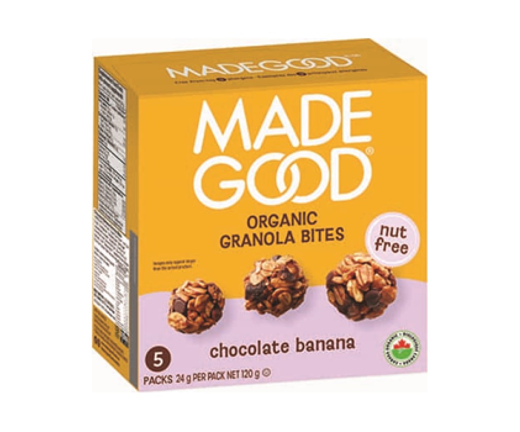 Organic Chocolate Banana Granola Bites, 120g
