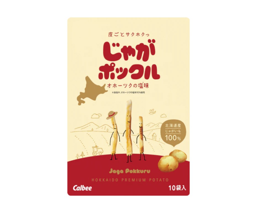 Jaga Pokkuru Ohotsukusalt Flavoured Potato Sticks 180g