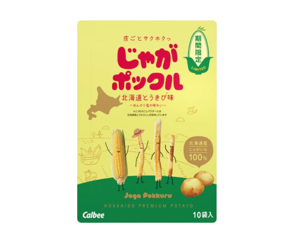 Jaga Pokkuru Corn Flavoured Potato Sticks 180g