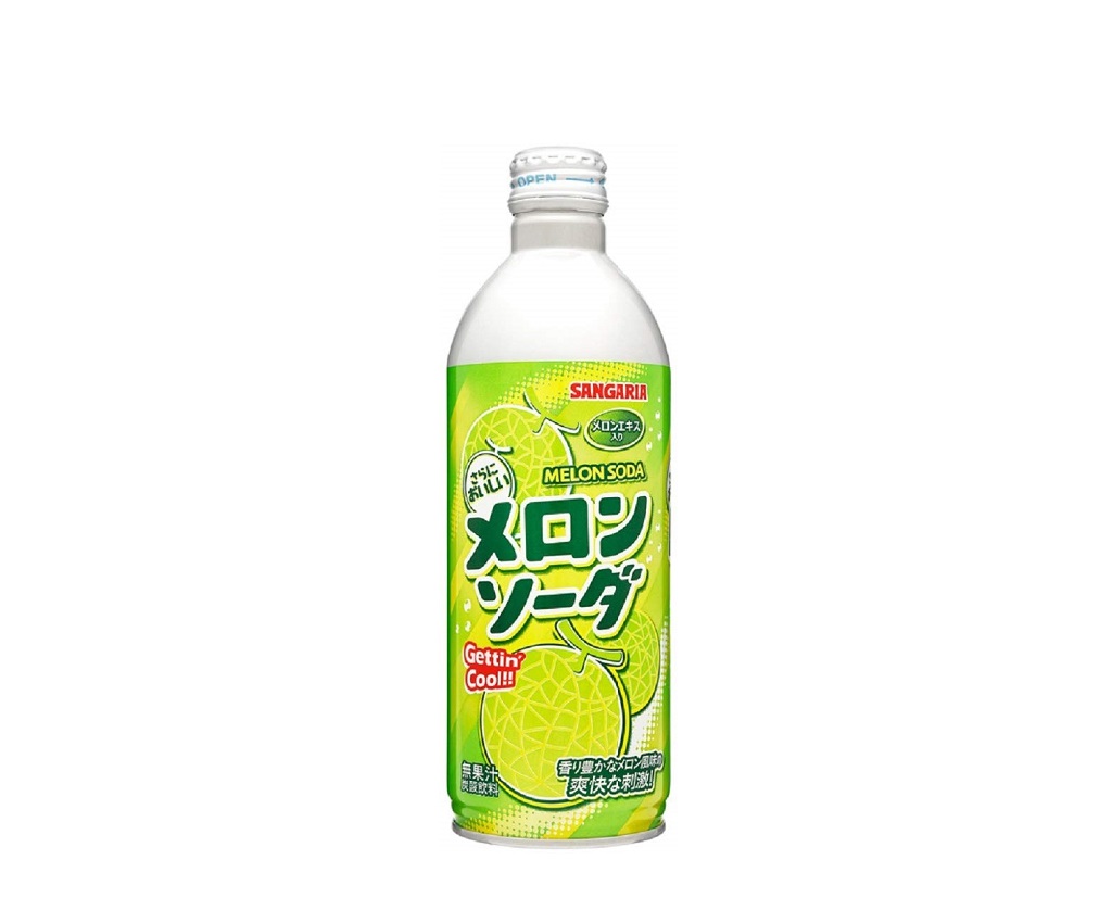 Melon Flavor Ramune Soda 500ml
