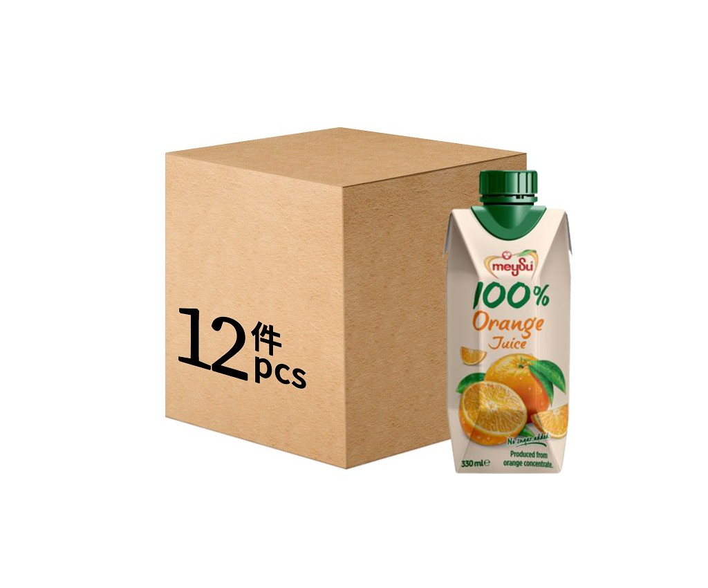 100% Orange Juice 330ml (12 packs)