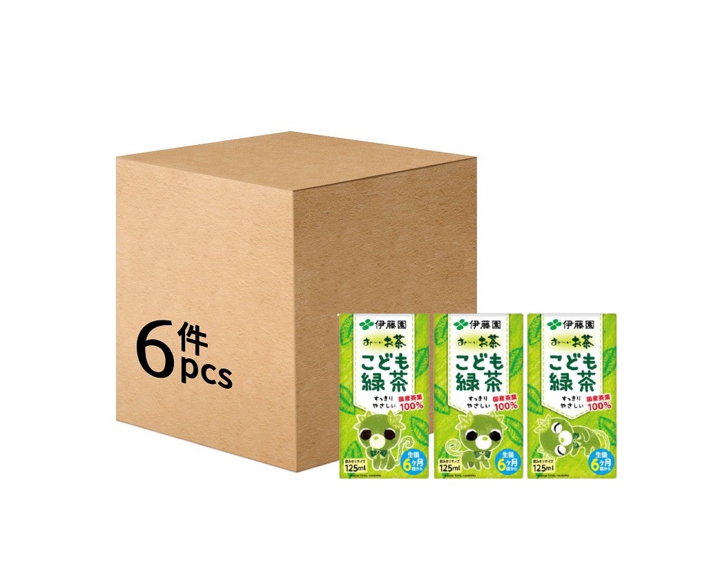 孩子綠茶3包裝 (6條)