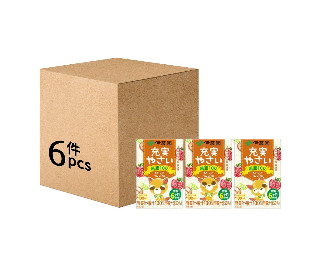 Mixed Vegetable And Fruits Juice Mini Pack 3P (6 packs)
