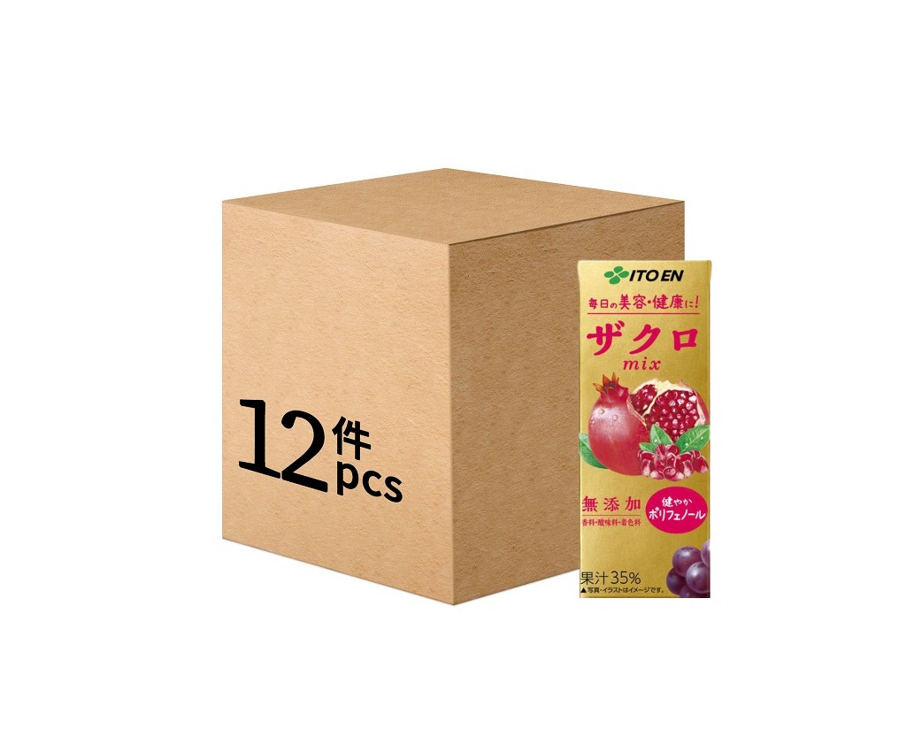 無添加健康果實 紅石榴雜果汁 200ml (12盒)