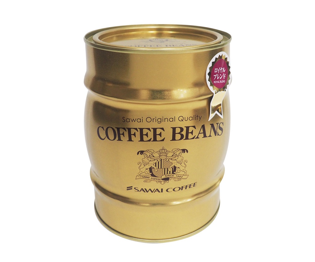 Royal Blend Coffee Beans (Gold Can) 300g