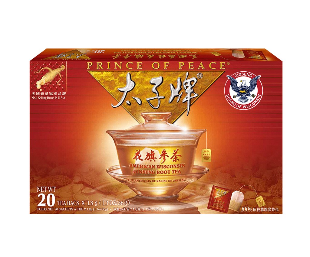 American Wisconsin Ginseng Root Tea 20TB Box