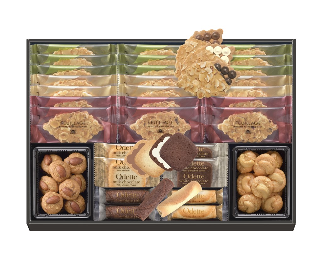 日本薄脆片朱古力曲奇雜錦禮盒 140g+31件裝