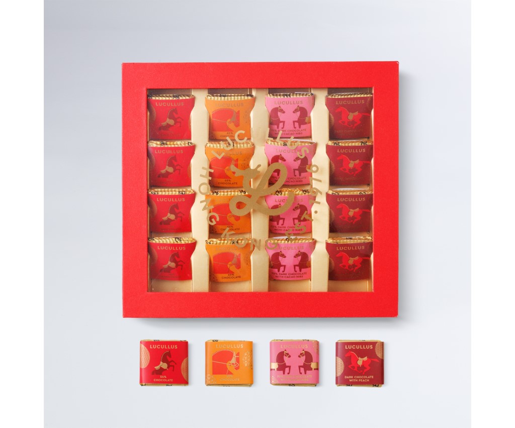 駿耀豐年片裝黑朱古力禮盒 (16件裝)