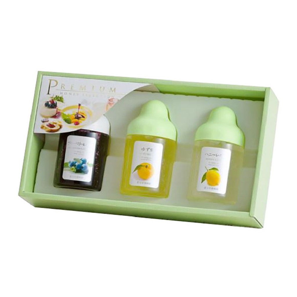 L3P Juice Honey (Blueberry, Yuzu, Lemon) Gift Set (300g x 3pcs)
