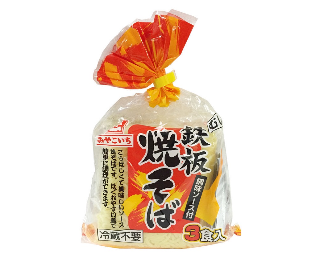 Teppan Yakisoba - with Sauce (3pcs)