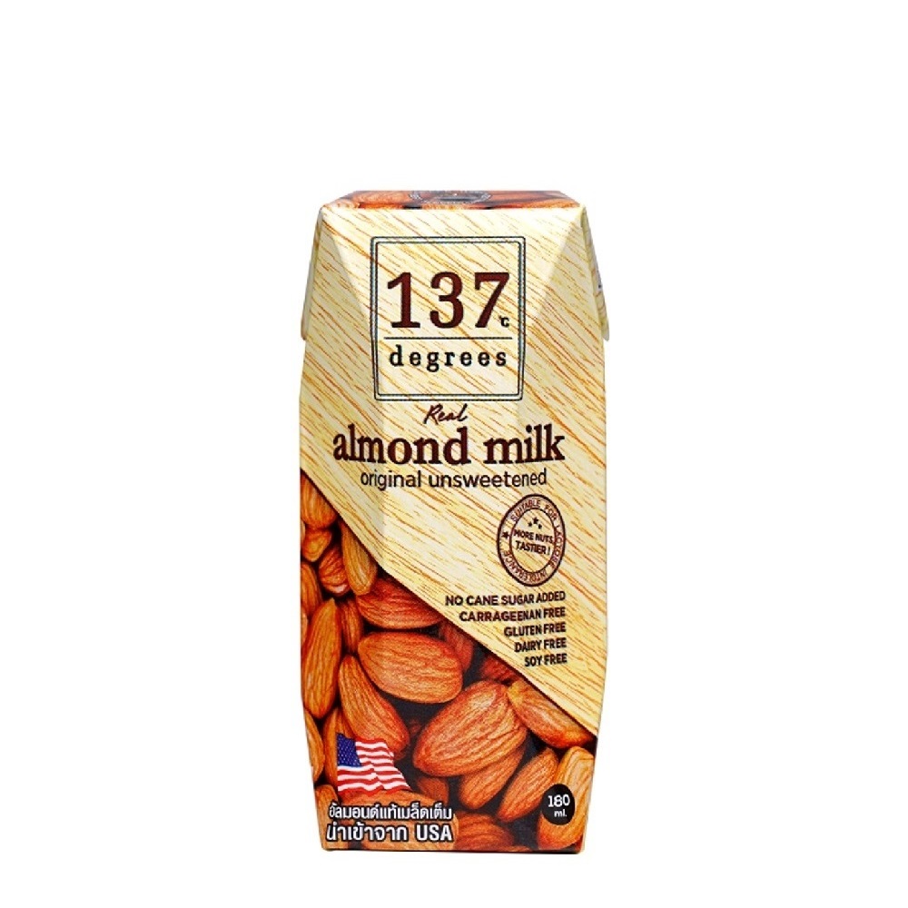Almond Milk Unsweetened 180ml (12 packs)