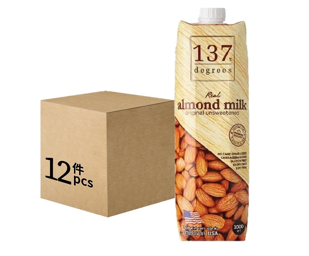 Almond Milk Unsweetened 1L (12 packs)