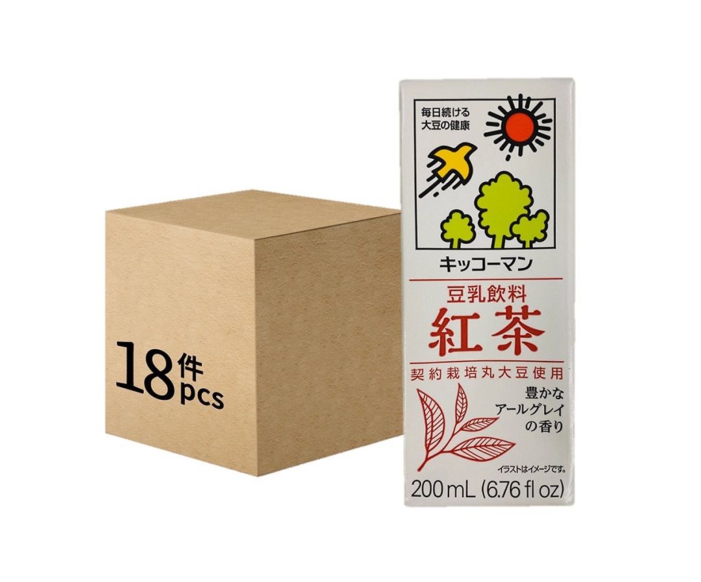 伯爵紅茶豆乳 200ml (18盒)