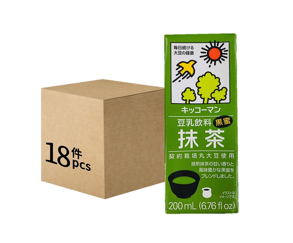 抹茶味豆乳 200ml (18盒)