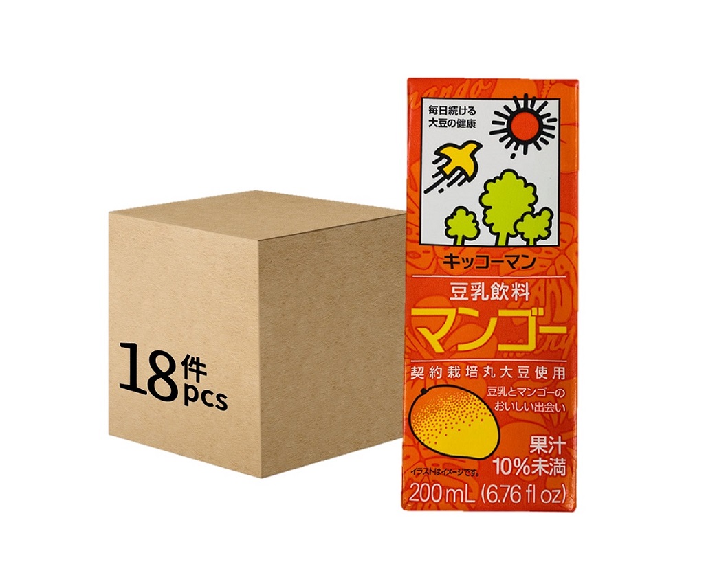 芒果味豆乳 200ml (18盒)