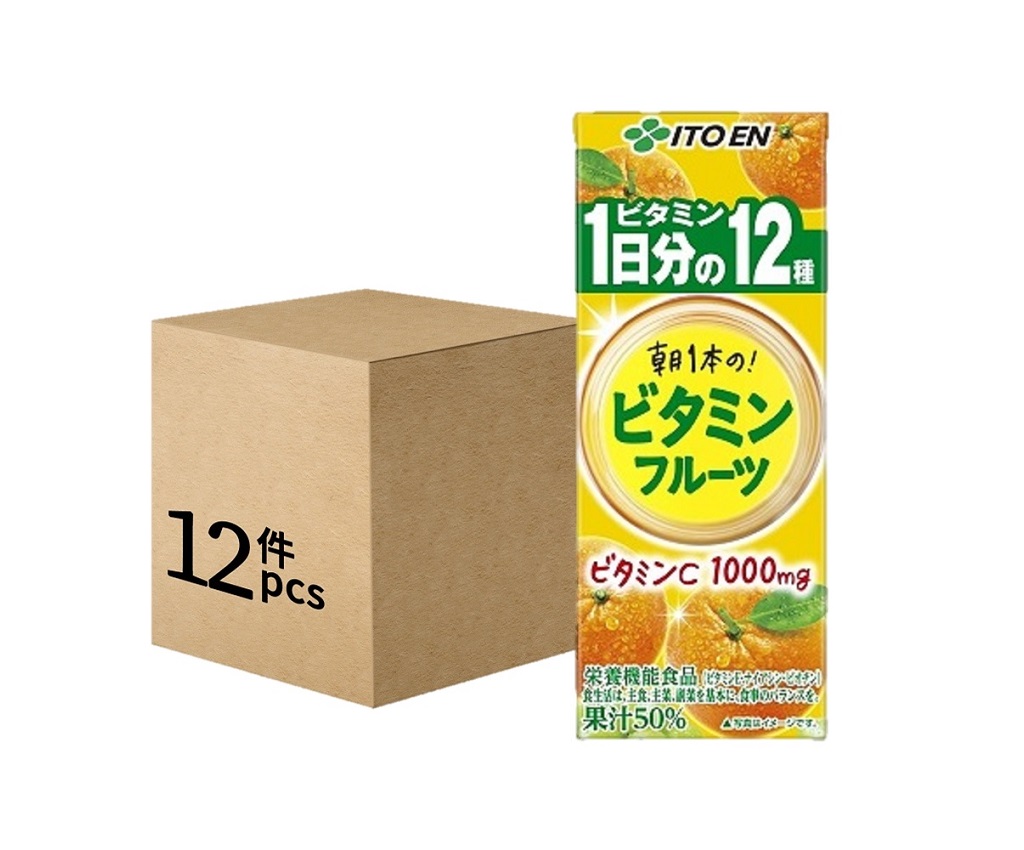 12種維生素1日所需野菜汁 200ml (12盒/箱)