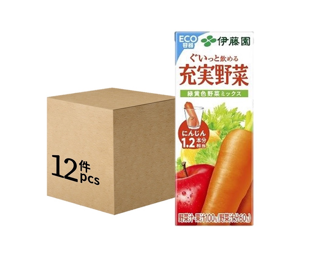 綠黃野菜汁 200ml (12盒/箱)